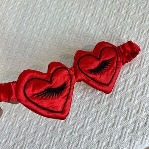 Unbranded Women’s Red Heart Valentines Sleep Mask Sleepwear Sleeping Aid Cute